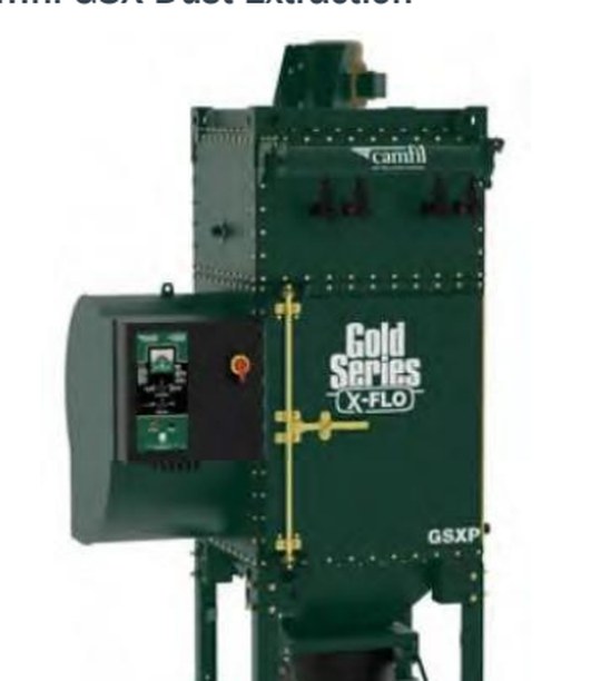Camfil GSX Dust Extraction — extractor de humo opcional para el sistema Flow LZR 4020