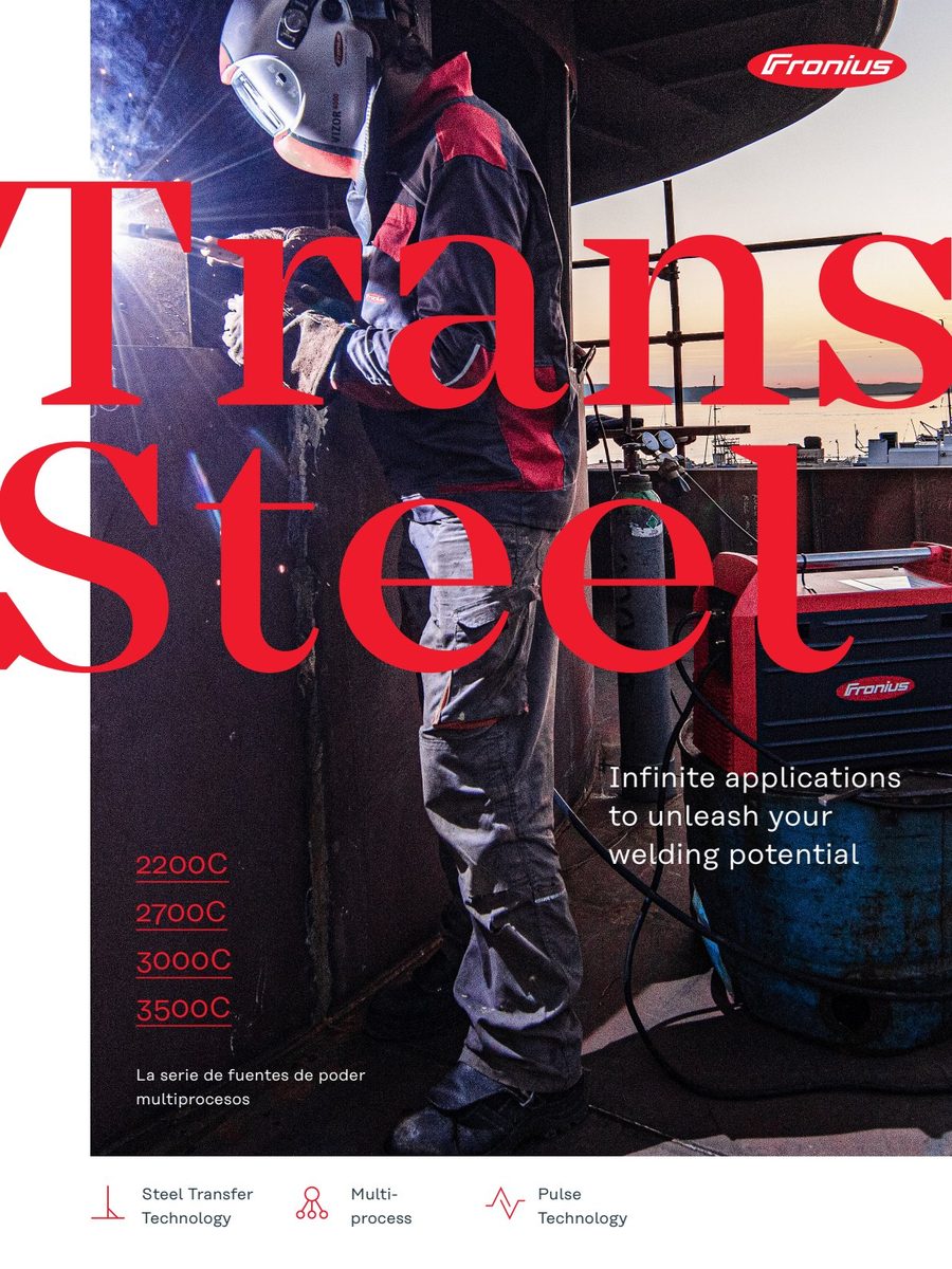 Fronius TransSteel 2200, 2700 y 3000 — Soldadora multiprocesos MIG MAG TIG electrodo