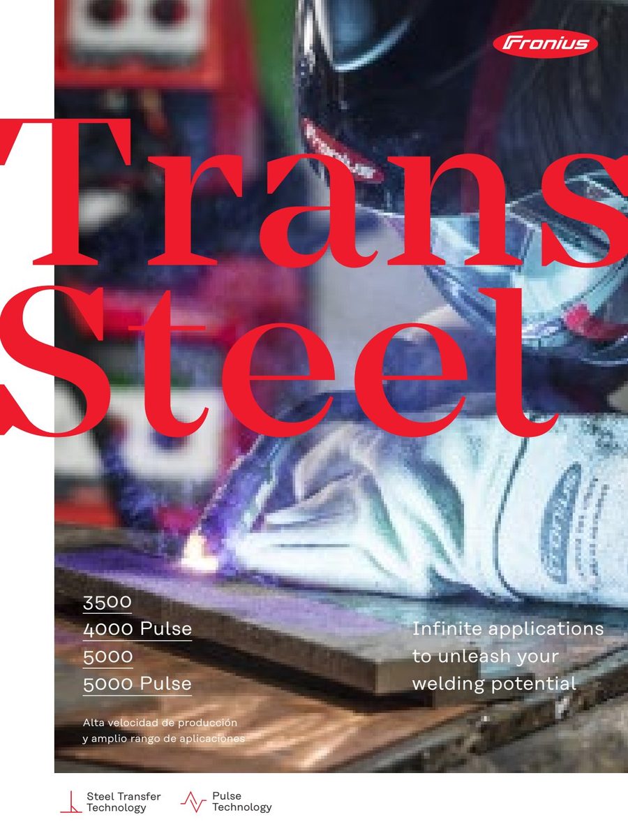 Fronius TransSteel 3500, 4000 Pulse y 5000 — Soldadora multiproceso industrial hasta 500 A