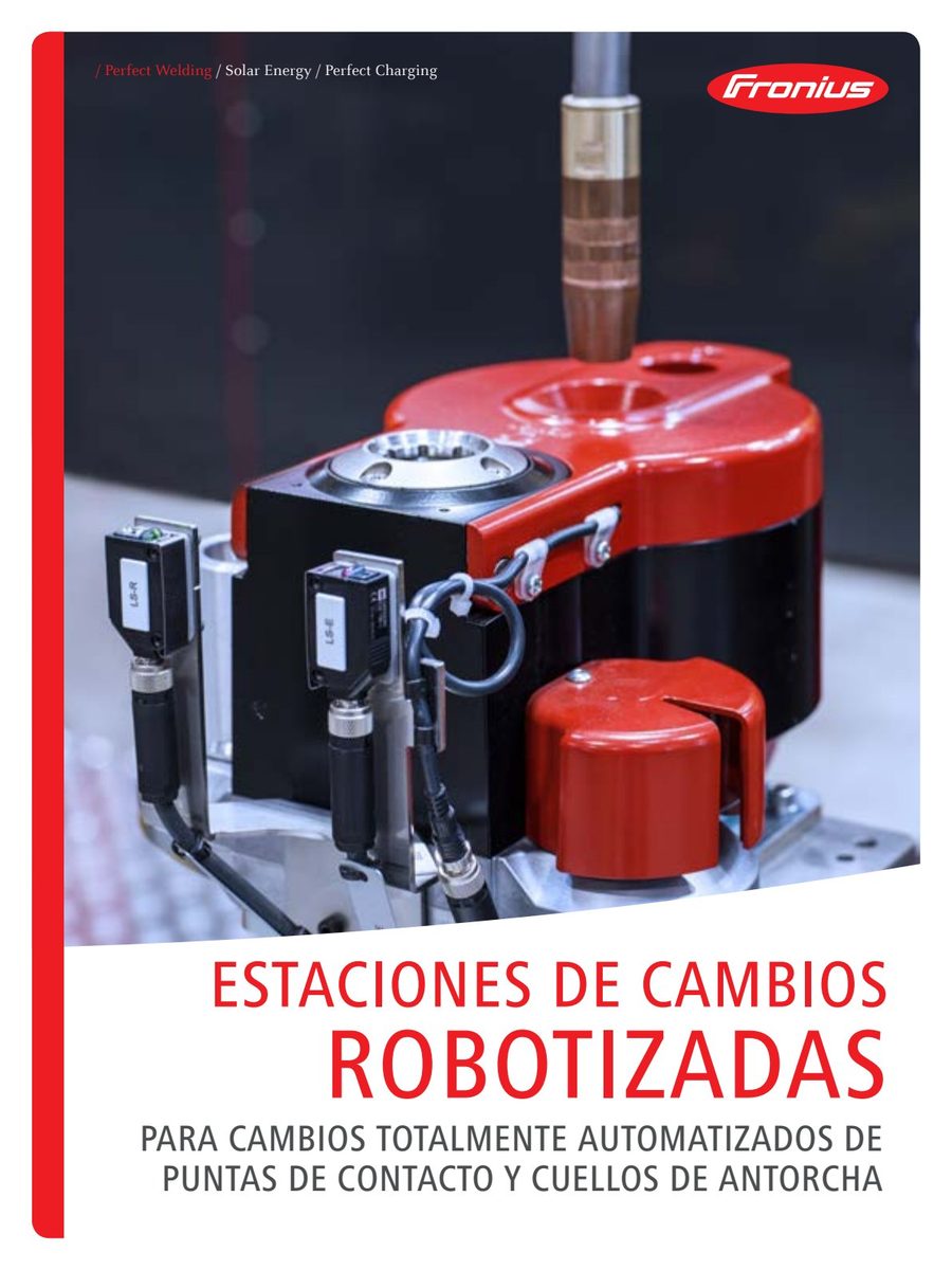 Robacta CTC y TX/i — Intercambiadores automáticos de tubo de contacto y cuello de antorcha para soldadura robotizada