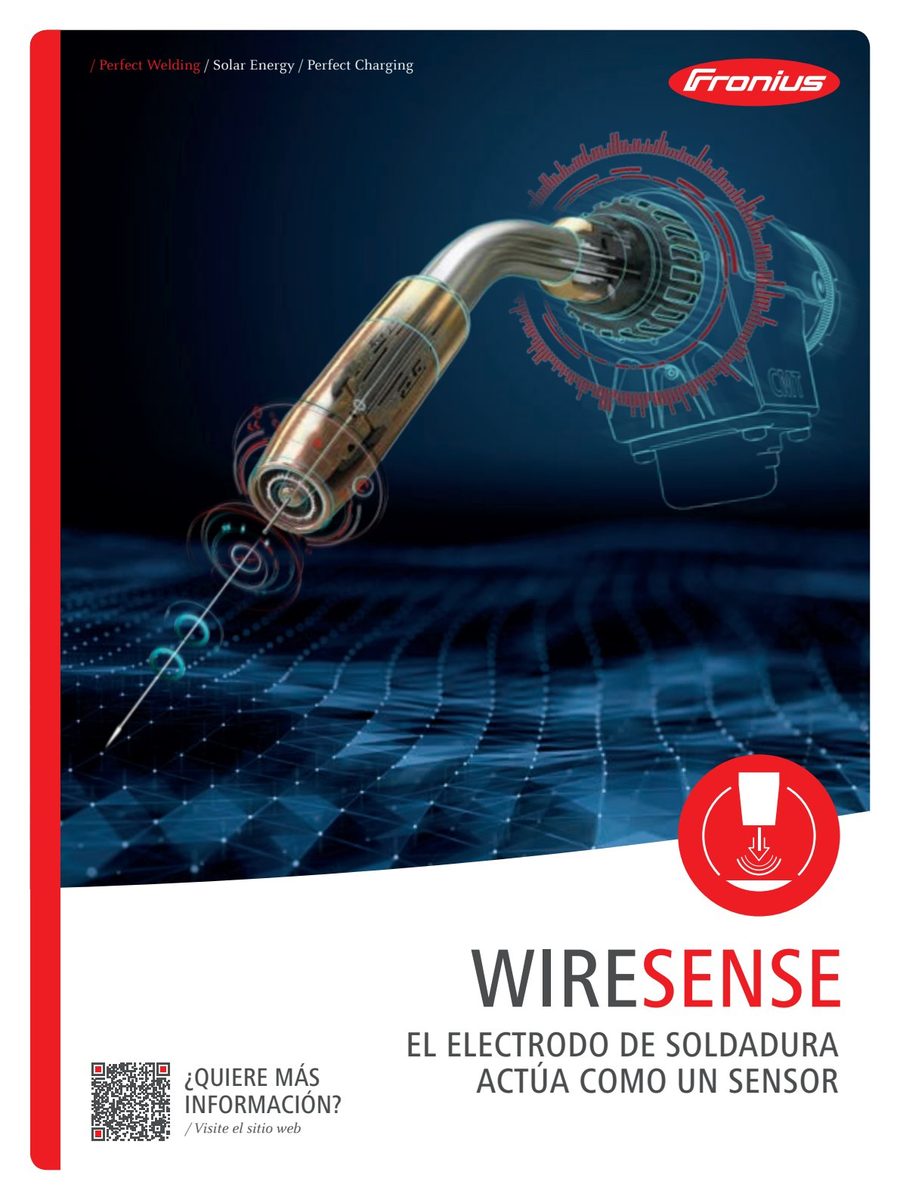 Fronius WireSense — Sensor inteligente que usa el alambre como sensor de detección de junta